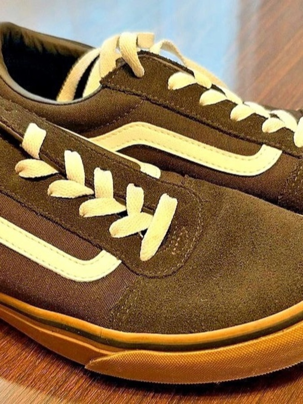 Vans Old Skool Black Gum Kids Black & White Sneakers US 7.0